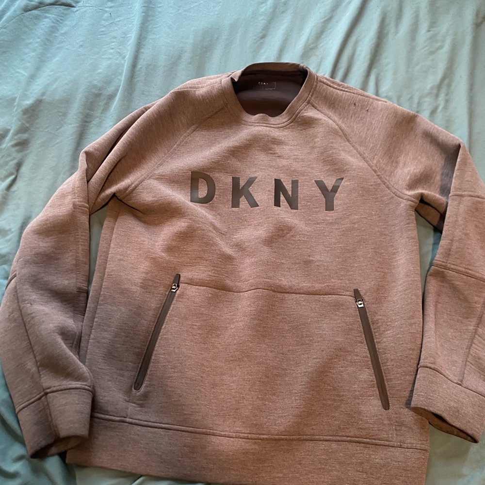 DKNY Men's Grey Crewneck Sweatshirt